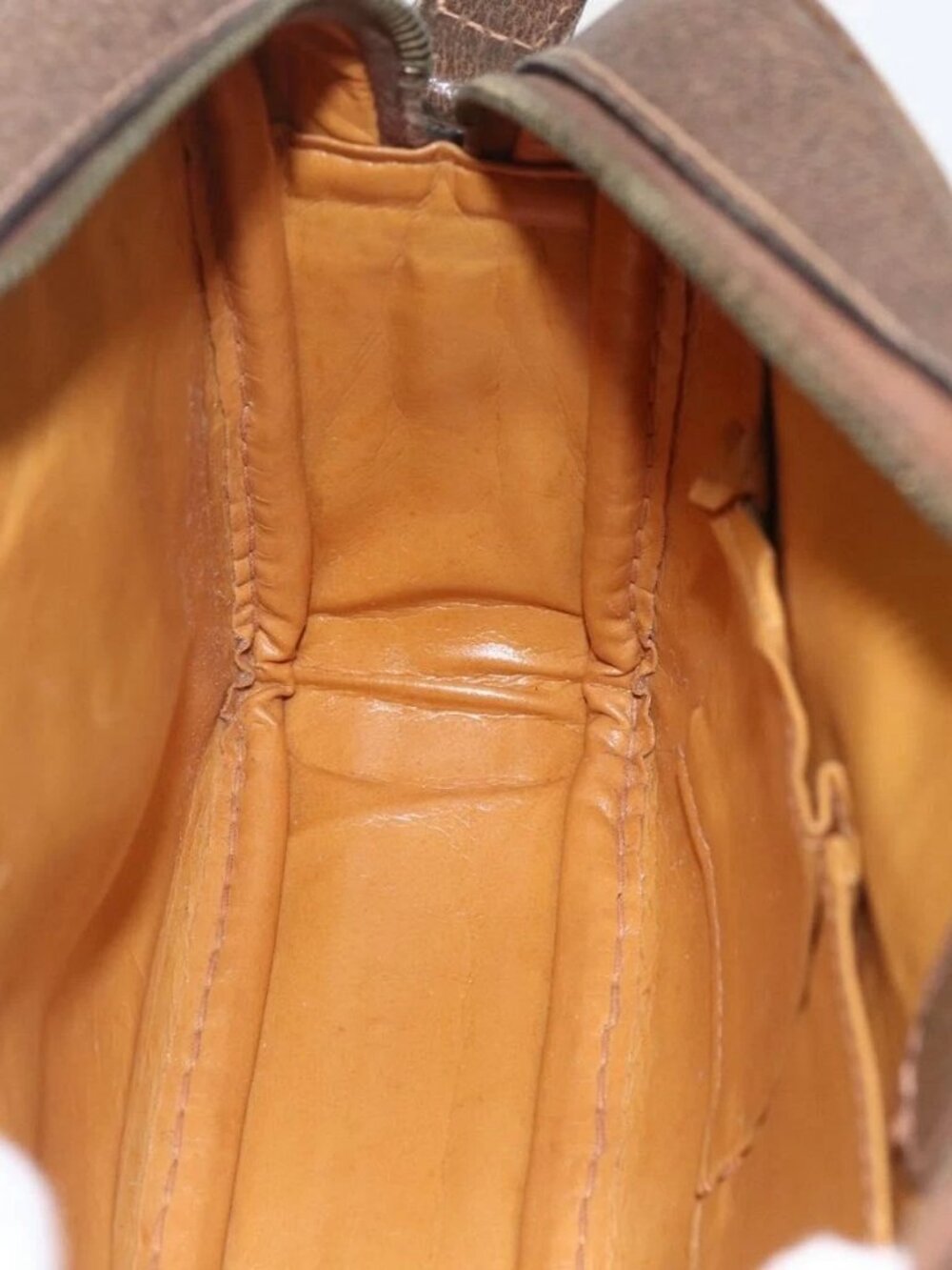 GUCCI GG Supreme Web Sherry Line Shoulder Bag PVC Beige Auth 161685 - Picture 11 of 16